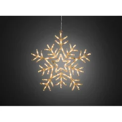 Acryl-Schneeflocke Mit Leds, Fur Den Ausenbereich, 58 Cm