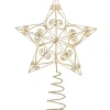 Baumspitze Filigraner Stern, Gold