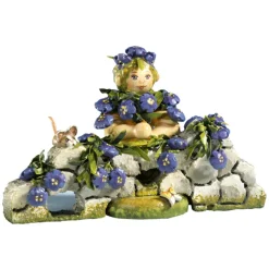 Blaukissen Blumenkind