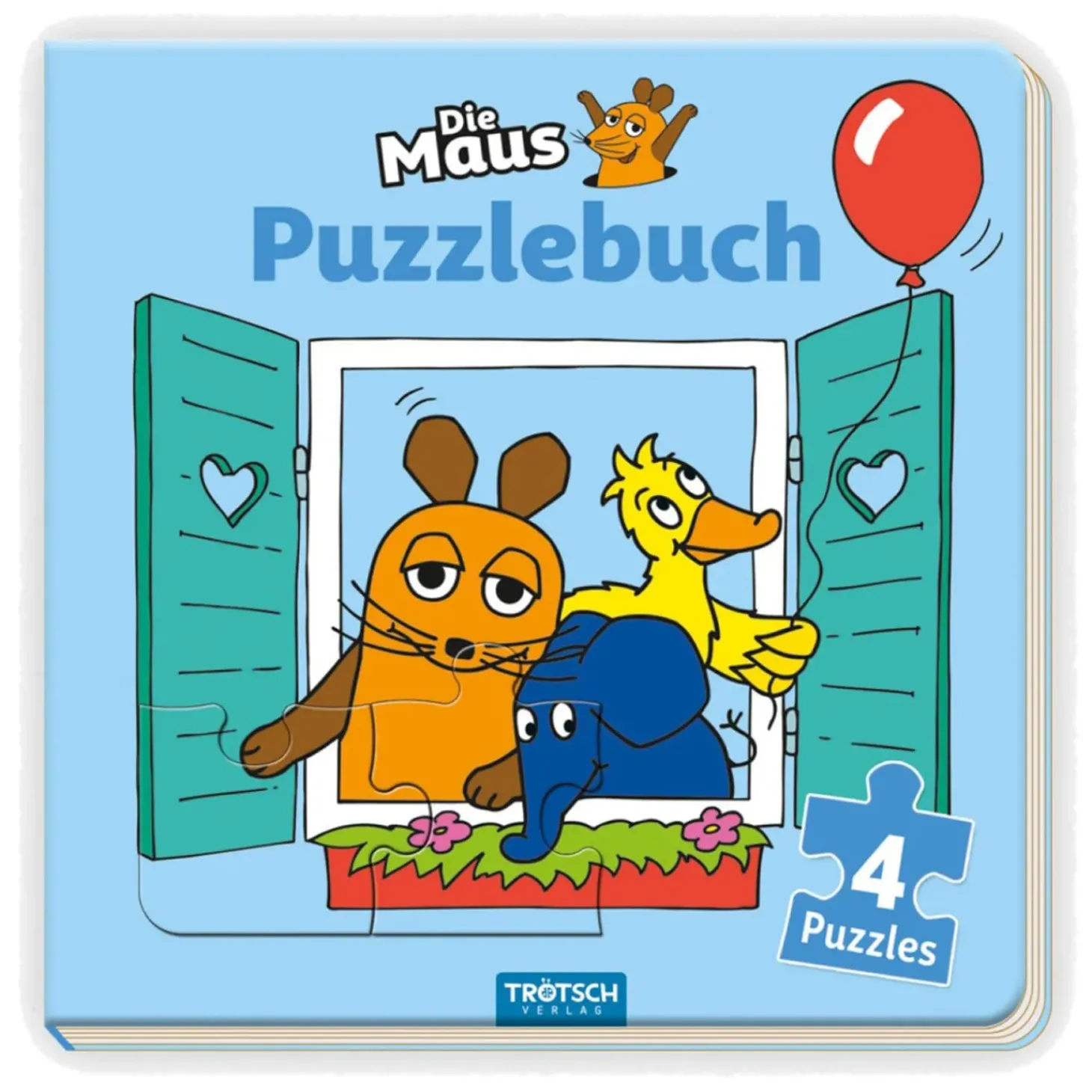 Die Maus Puzzlebuch Quadratisch