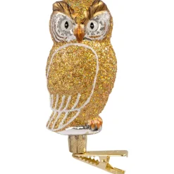 Eule Gold Mit Clip