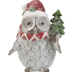 Eule Mit Weihnachtsmutze