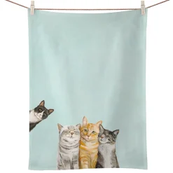 Geschirrtuch "Katzenfreunde"