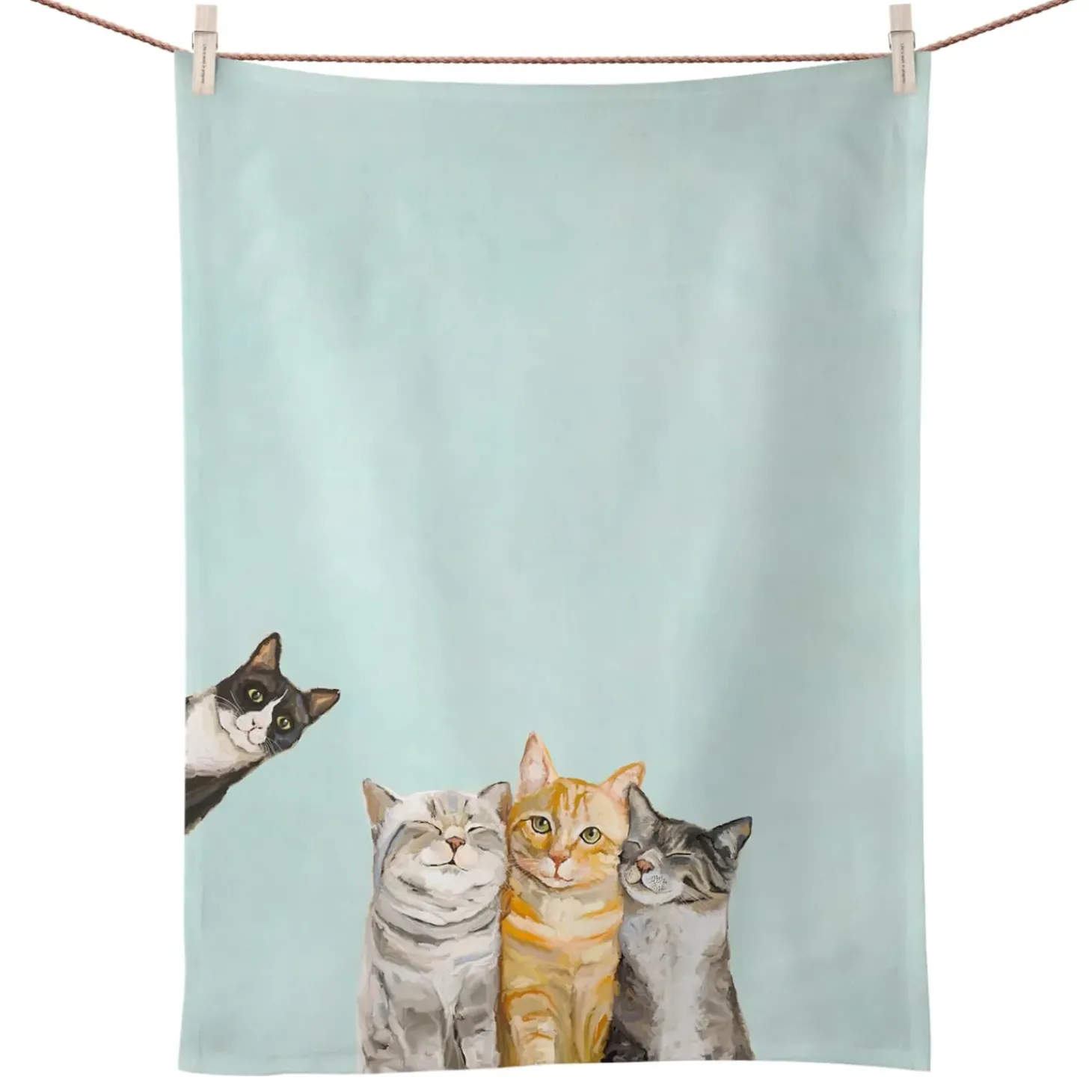Geschirrtuch "Katzenfreunde"