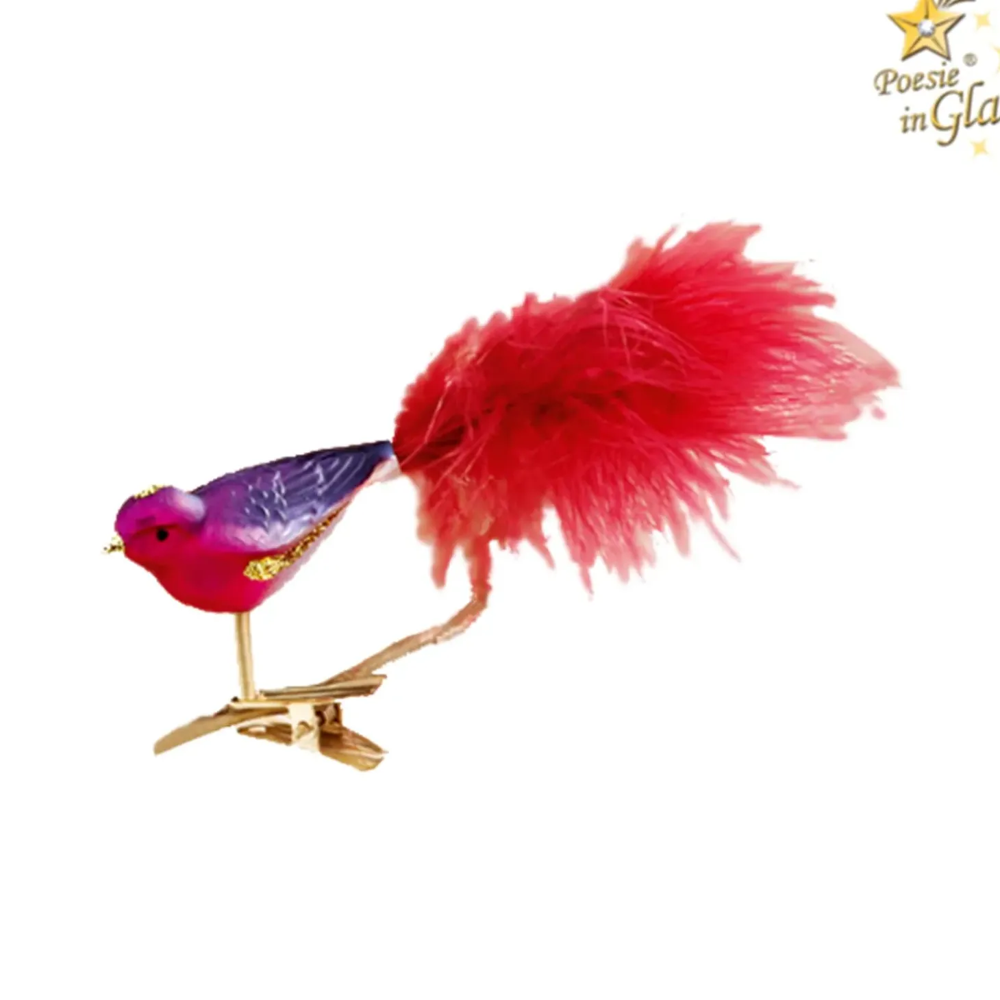Glasvogel Pink-Lila