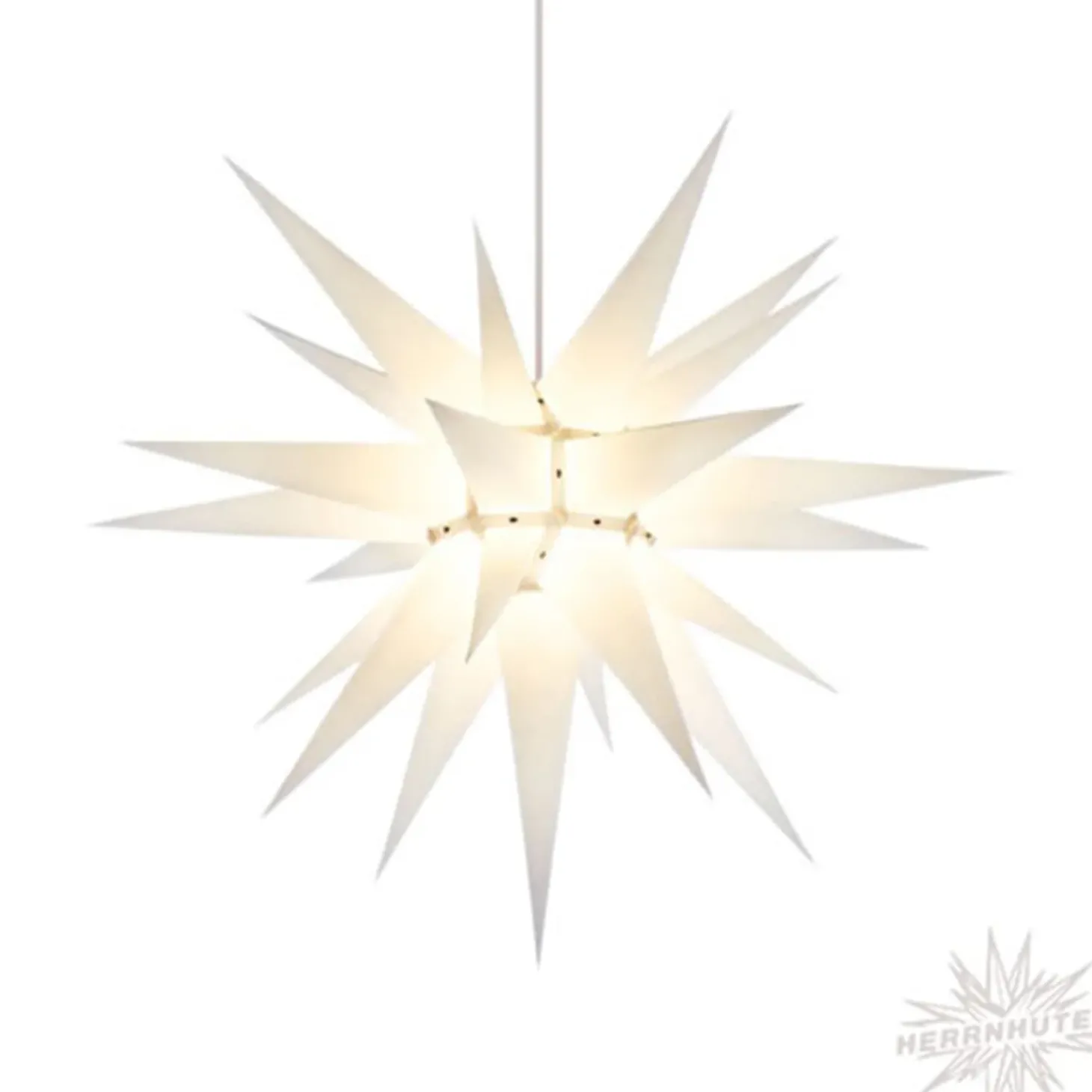 Herrnhuter Papierstern, Weis, 70Cm