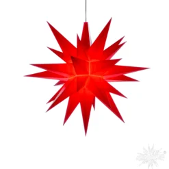 Herrnhuter Stern Rot, 13Cm, Kunststoff