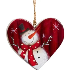 Herz "Schneemann Mit Zylinder"