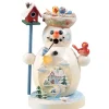 Holzknoddl Schneemann "Vogelgezwitscher", Rauchermannchen