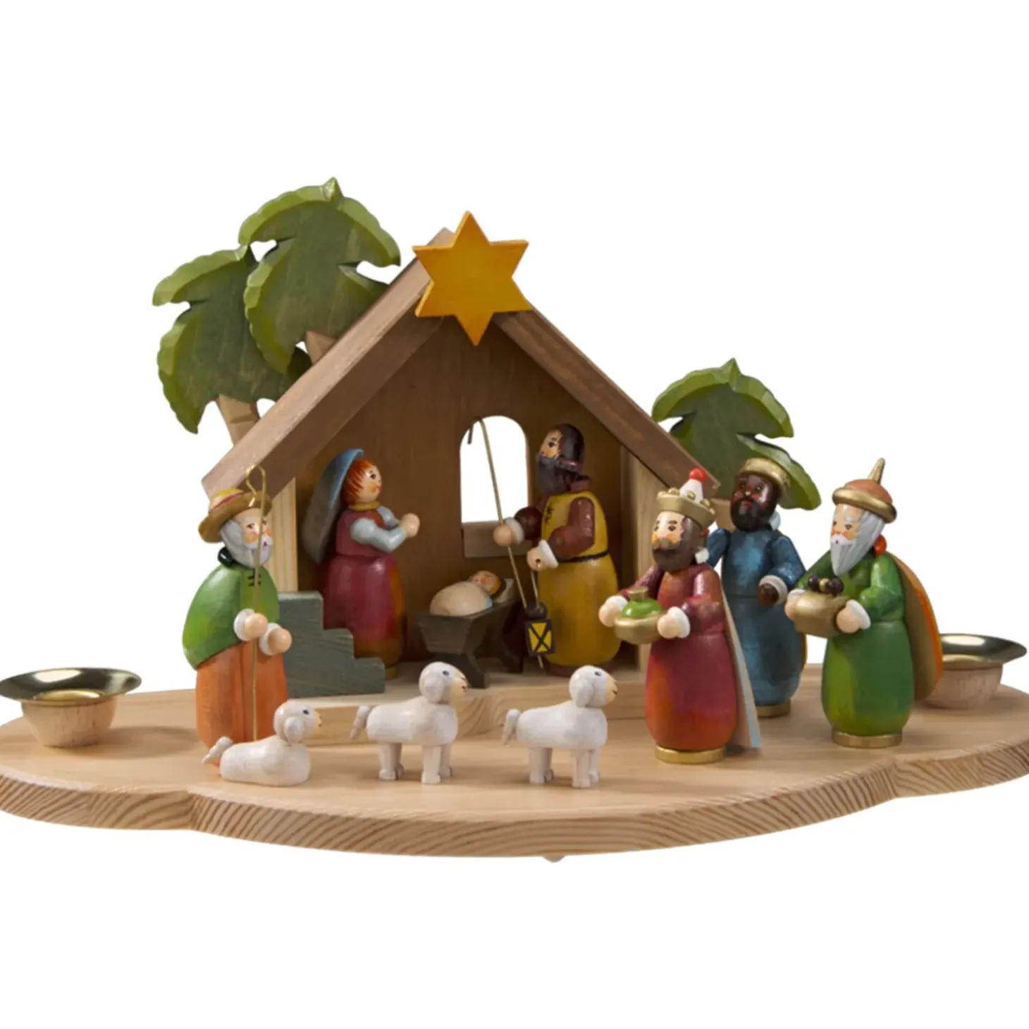 Kerzenhalter "Weihnachtskrippe"