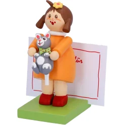 Madchen Mit Katze "Kitty"