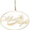 Messingornament "Silent Night"