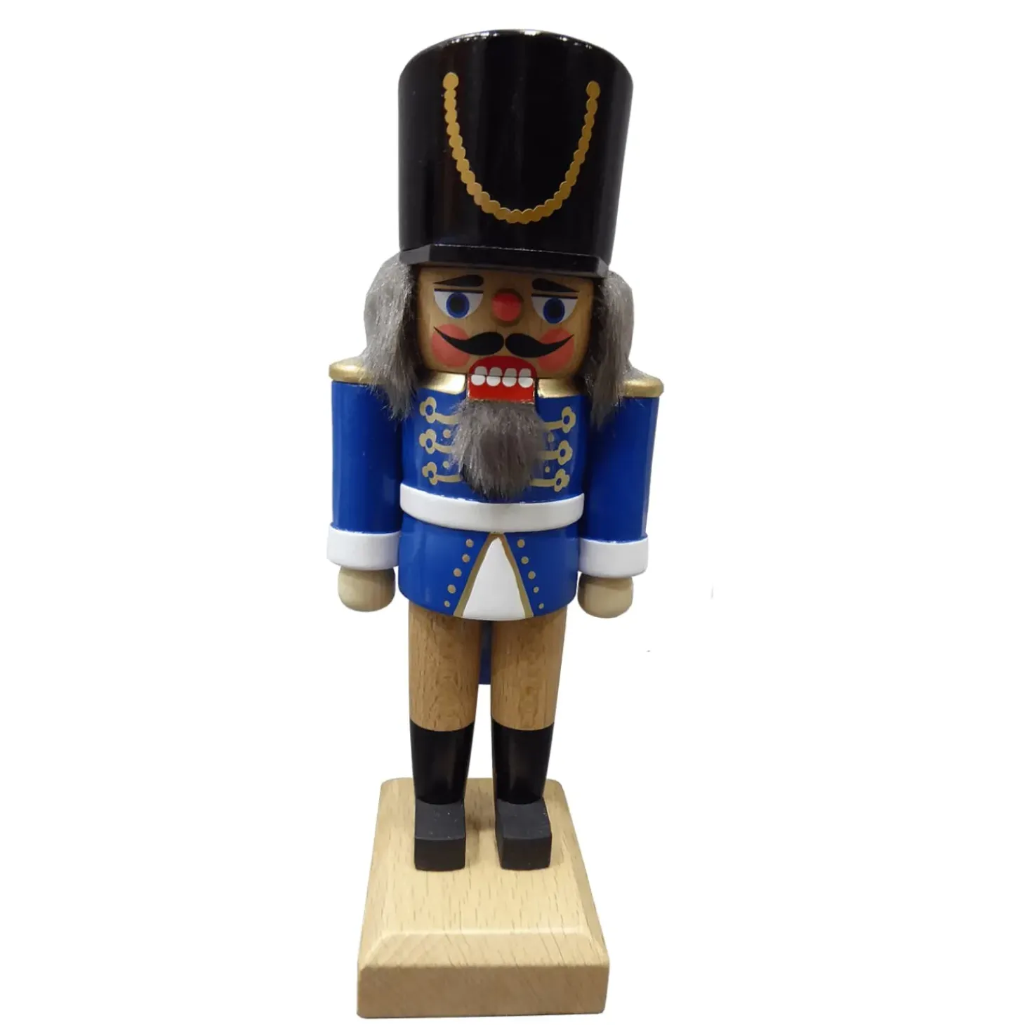 Nussknacker "Husar" Blau, 18Cm