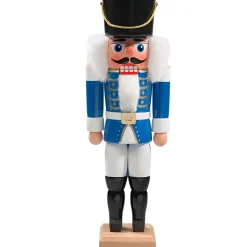 Nussknacker "Husar" Blau, 27Cm