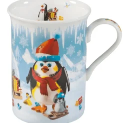 Porzellan-Tasse "Weihnachten Am Sudpol"