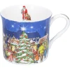 Porzellan-Tasse "Weihnachtsmarkt"