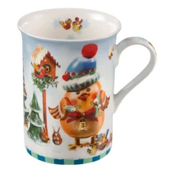 Porzellan-Tasse "Wintergezwitscher"