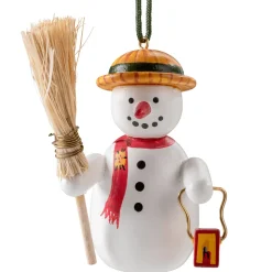 Schneemann Mit Besen