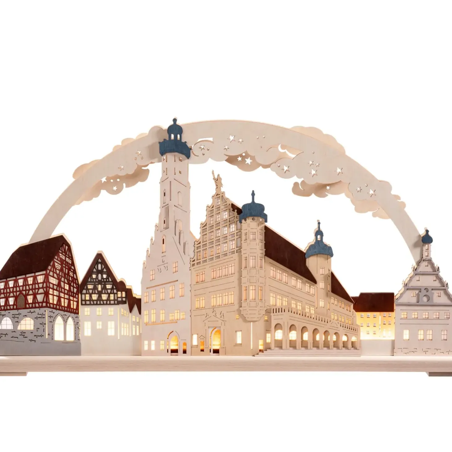 Schwibbögen "Rothenburg Ob Der Tauber" 230V Mit Usb A-Anschluss