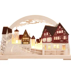 Schwibbögen "Rothenburg Plonlein" 230V Mit Usb A-Anschluss