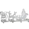 Teelichthalter "Rentierschlitten", Silber