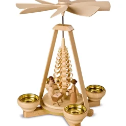 Teelicht-Pyramide "Christi Geburt"