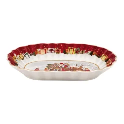 Toy'S Fantasy Grose Schale Oval, Santa Und Kinder