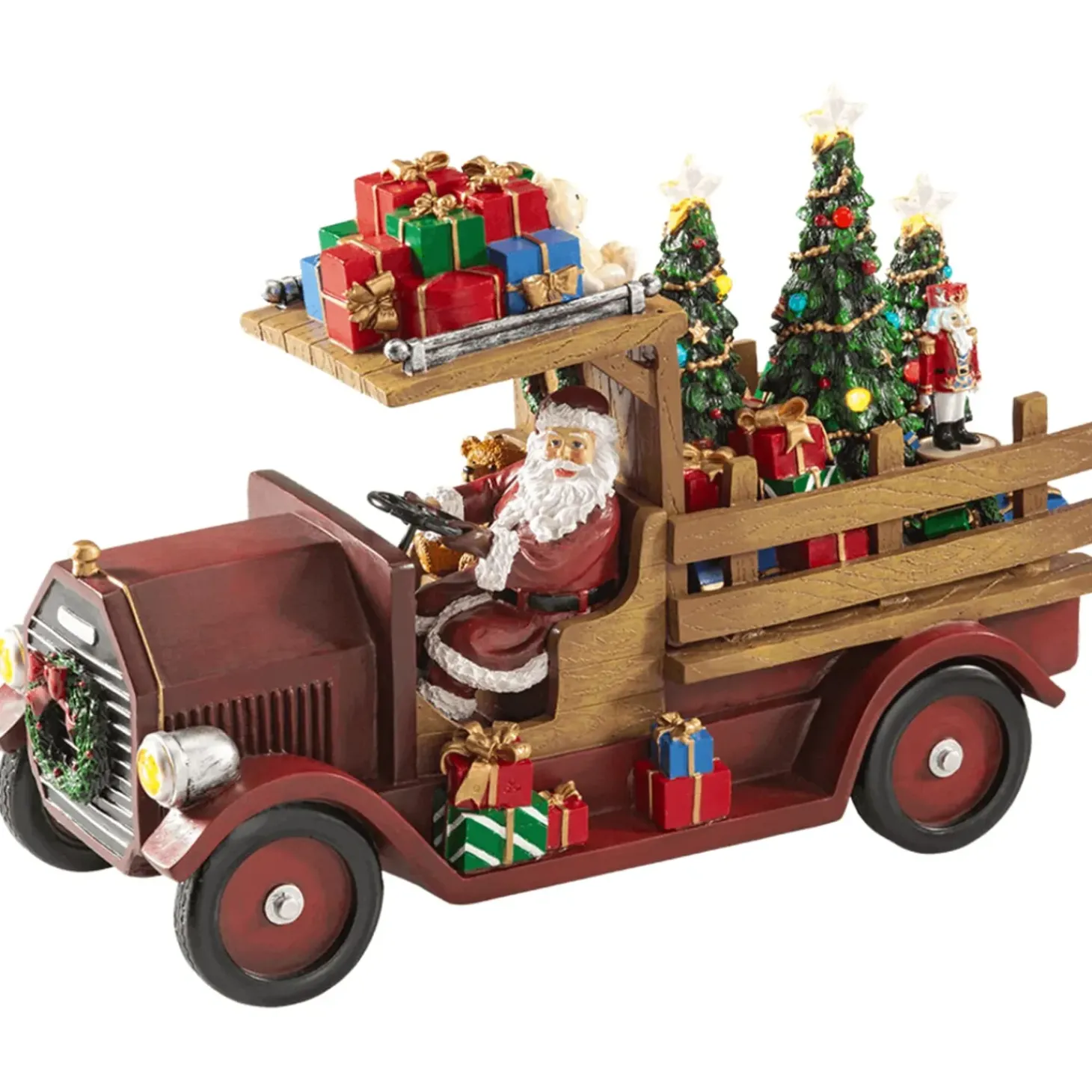 Weihnachtsmann Im Lastwagen