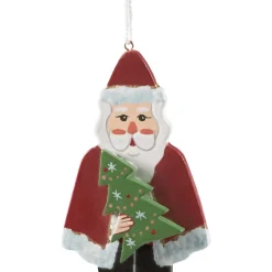 Weihnachtsmann Mit Christbaum